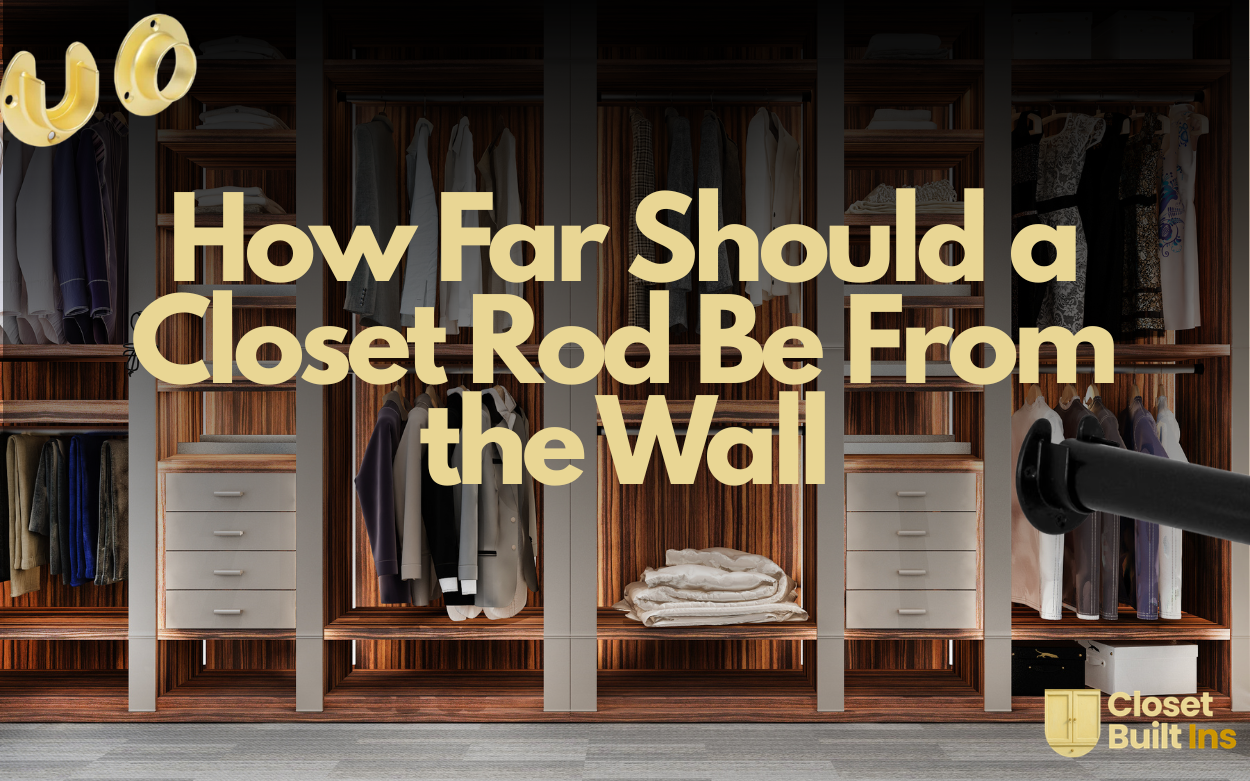 closet rod distance from wall